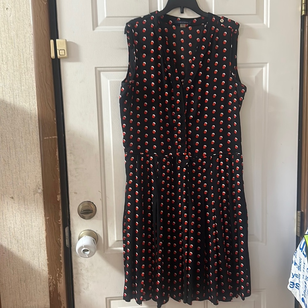 TOMMY HILFIGER POLKA DOT DRESS: GOOD CONDITION: SIZE 10